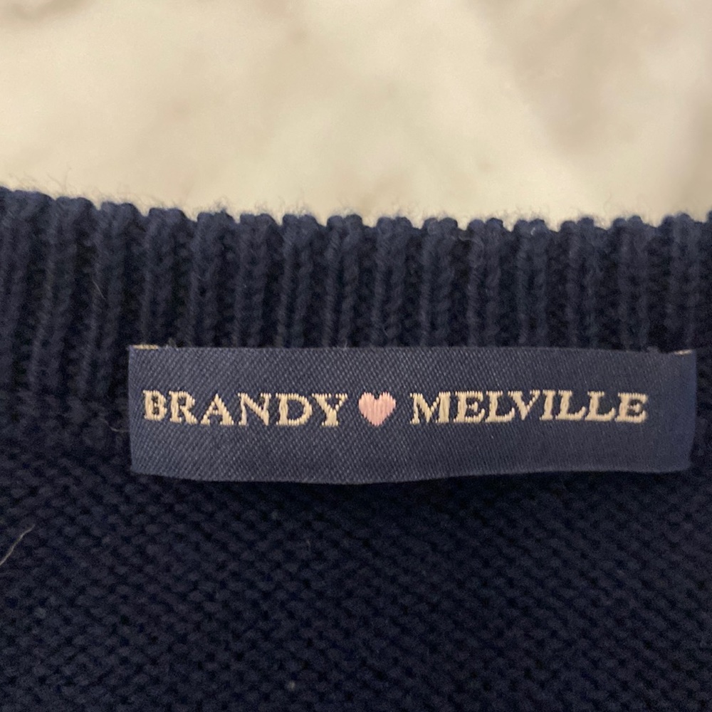 V neck sweater from Brandy Melville. Girls small.